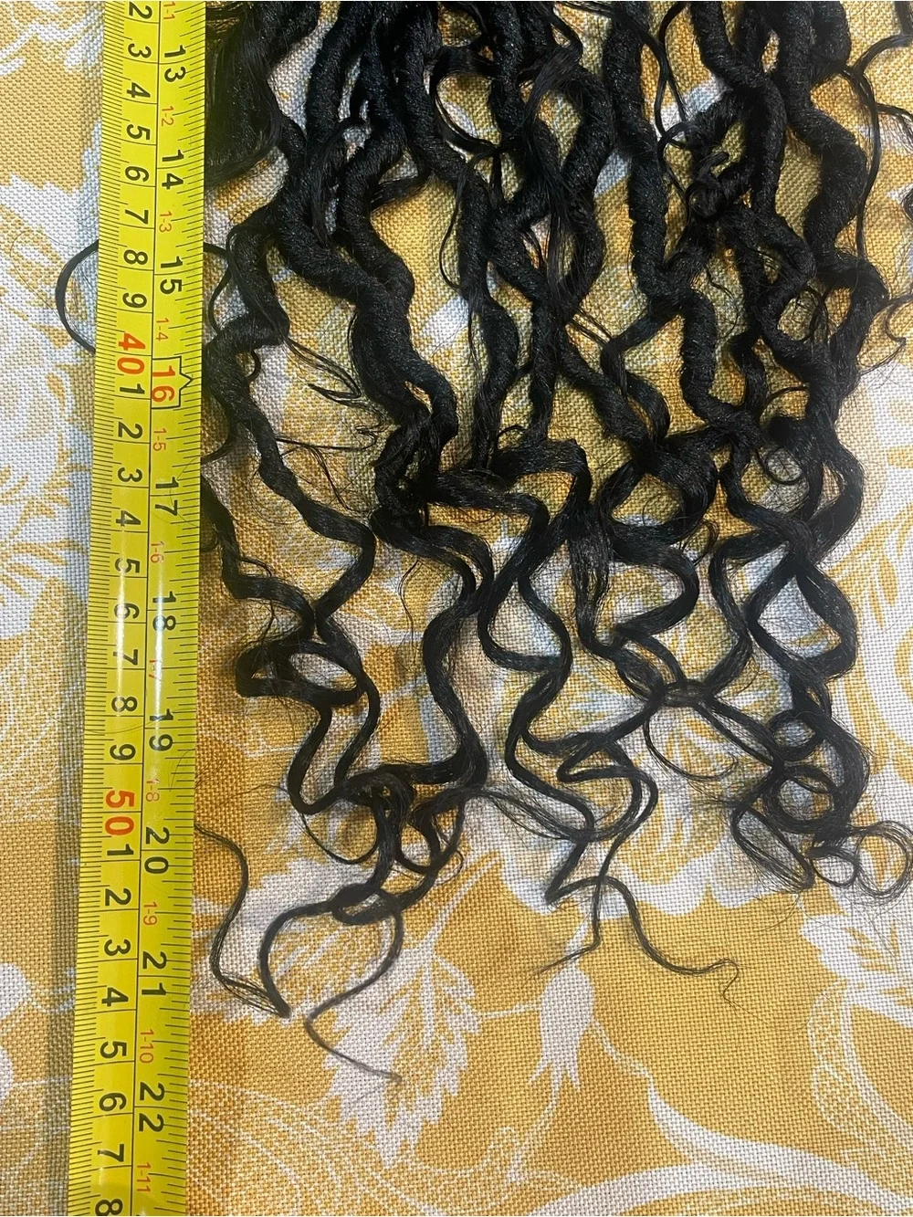 Sambraid Boho Goddess Locs with Human Hair Curls – 8 Packs Black color